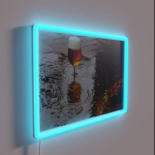 Charger l'image dans la galerie, Curb appeal alert: vibrant glow of sidewalk beer neon bar