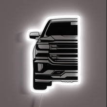 Charger l'image dans la galerie, Bold, eye-catching LED neon sign in silver and red hues.