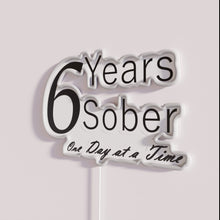 Charger l'image dans la galerie, Personalized Neon Sobriety Anniversary Gift for Sober Individual's Recovery Journey