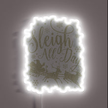 Charger l'image dans la galerie, Vibrant Neon Sleigh All Day Sign, Perfect Retro Gaming Decor
