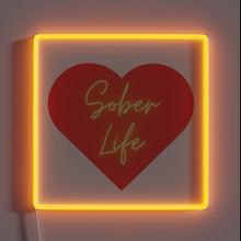 Charger l'image dans la galerie, Add vibrant colors to your space with this sober life sign.