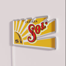 Charger l'image dans la galerie, RGB Neon Bar Sign with Vibrant Sol Cerveza Beer Lights