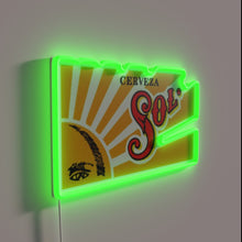 Charger l'image dans la galerie, Add vibrant glow to your space with colorful neon bar sign.