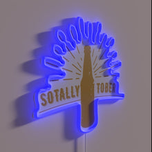 Charger l'image dans la galerie, Neon sign reading 'Sotally Tober' in bright RGB colors.