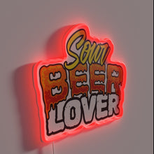 Charger l'image dans la galerie, Sour beer aficionado's dream wall decor, bright neon glow
