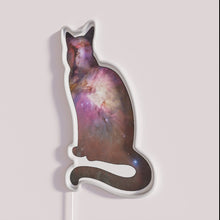 Charger l'image dans la galerie, Add futuristic vibe with customizable Space Cat RGB LED neon