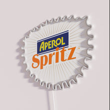 Charger l'image dans la galerie, Vintage Italian inspired colorful Aperol spirit themed bar decor neon