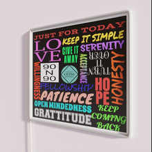 Charger l'image dans la galerie, Recovery Motivation and Supportive Guidance with Vibrant 12 Step Neon Sign