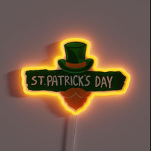 Charger l'image dans la galerie, Irish Whiskey-Infused Neon Sign with Color-Changing RGB Beard Accent