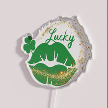 Charger l'image dans la galerie, St. Patrick's Day Lucky Charm Multi Color RGB Neon Sign