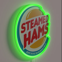 Charger l'image dans la galerie, Steamed Ham's office comedy scene neon art wall decoration