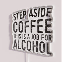 Charger l'image dans la galerie, Vibrant RGB Neon Bar Sign: Coffee's Got Competition Now