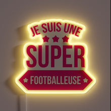 Charger l'image dans la galerie, Customizable sports decor featuring vibrant RGB lighting for enthusiasts.