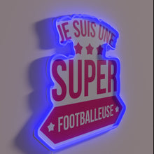 Charger l'image dans la galerie, Electric sports-themed decoration featuring vibrant colors and football graphics.