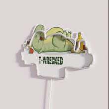 Charger l'image dans la galerie, Vintage Arcade Inspired TWRECKED Neon Sign for Retro Gaming Rooms