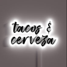 Charger l'image dans la galerie, Vibrant Neon Sign for Taco Lovers and Beer Enthusiasts Everywhere