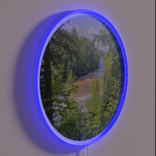 Charger l'image dans la galerie, Tahquamenon Falls iconic natural wonder neon lit wall art decor