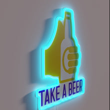 Charger l'image dans la galerie, Neon Beer Sign for Home Bar Decor and Party Fun