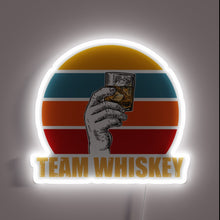 Charger l'image dans la galerie, Brighten your bar with vibrant Team Whiskey RGB neon lighting.