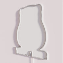 Charger l'image dans la galerie, RGB neon bar decor funny beer loving bear figurine