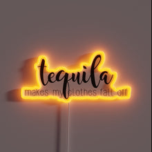 Charger l'image dans la galerie, Vibrant Tequila-themed Neon Sign for Party Decorations and Humor Enthusiasts.