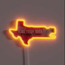 Charger l'image dans la galerie, Electrify your space with this vibrant Texas Prison Rodeo sign.