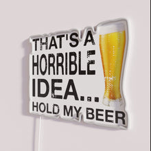 Charger l'image dans la galerie, Amusing Drinking Humor Neon Wall Sign with Funny RGB Lighting