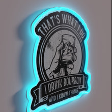 Charger l'image dans la galerie, RGB Neon Sign: Whiskey Wisdom with a Twist of Rebellion