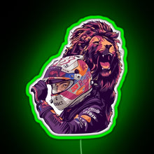 Charger l'image dans la galerie, The Dutch Lion 33 RGB neon sign green