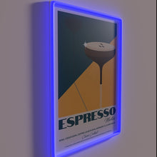 Charger l'image dans la galerie, Vibrant Bar Sign with Neon RGB LED Espresso Martini Display