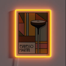 Charger l'image dans la galerie, Shine bright with this retro neon espresso martini bar sign.