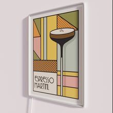 Charger l'image dans la galerie, Neon Espresso Martini Bar Decor Sign with Color Changing RGB Lighting
