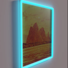 Charger l'image dans la galerie, Ethereal Cosmic Elegance in RGB Neon Sign Artwork Design
