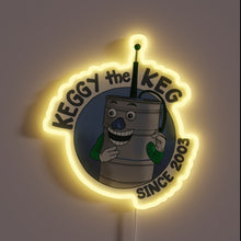 Charger l'image dans la galerie, Eye-catching LED neon sign with customizable RGB color illumination glowing.
