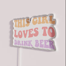 Charger l'image dans la galerie, RGB Neon Sign for Beer Lovers Home Bar Decorations Interior Lighting