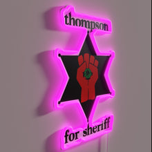 Charger l'image dans la galerie, Electrify Your Support with This Vibrant Thompson For Sheriff Neon Sign