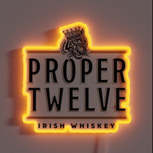 Charger l'image dans la galerie, Vibrant neon display illuminates passion for rich Tiger Tank Irish Whiskey