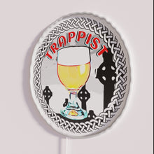 Charger l'image dans la galerie, Traditional Trappist beer-inspired Celtic knotwork design RGB neon wall art decoration.