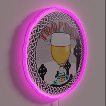 Charger l'image dans la galerie, Ethereal Trappist-inspired knotwork illuminated in vibrant RGB glow accents