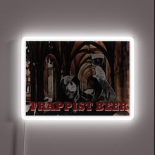 Charger l'image dans la galerie, Trappist Monk Illuminates Abbey Sanctuary with Vibrant Neon Sign Design