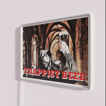 Charger l'image dans la galerie, Neon Trappist Monk Sign Illuminates Authentic Abbey Spirit and Tradition
