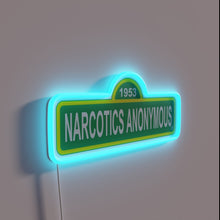 Charger l'image dans la galerie, Pop culture parody twist on traditional recovery support in neon.