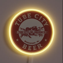 Charger l'image dans la galerie, Vintage McKeesport, Pennsylvania themed RGB neon beer sign decoration.