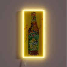 Charger l'image dans la galerie, Neon Prima Pils beer art logo lights up home bar