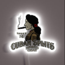 Charger l'image dans la galerie, Vibrant Neon Sign pays homage to Classic Cuban Cigars Tradition