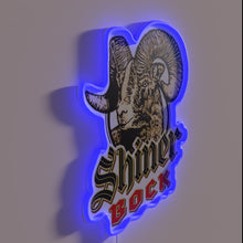 Charger l'image dans la galerie, Authentic vintage-style neon beer advertisement decorates any man cave perfectly.