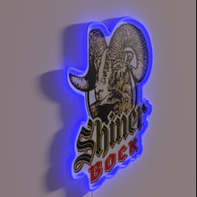 Charger l'image dans la galerie, Classic Texas Brewery Emblem in Retro Glow Neon Sign Artwork