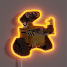 Charger l'image dans la galerie, Wall-E holding plant boot neon sign.