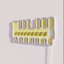 Charger l'image dans la galerie, Vibrant neon weekend beer bar decor sign with RGB lighting.