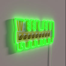 Charger l'image dans la galerie, Colorful weekend vibes with glowing neon LED beer sign lights.